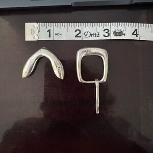 Silver Belt Buckle Set- These are Ralph Lauren sterling silver belt tips Heavy